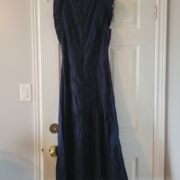 The Gap Navy blue eyelit maxi dress - Picture 2 of 7